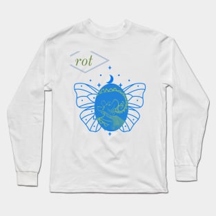 Buttersaur in Bodacious Blue Long Sleeve T-Shirt